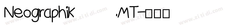 Neographik MT字体转换
